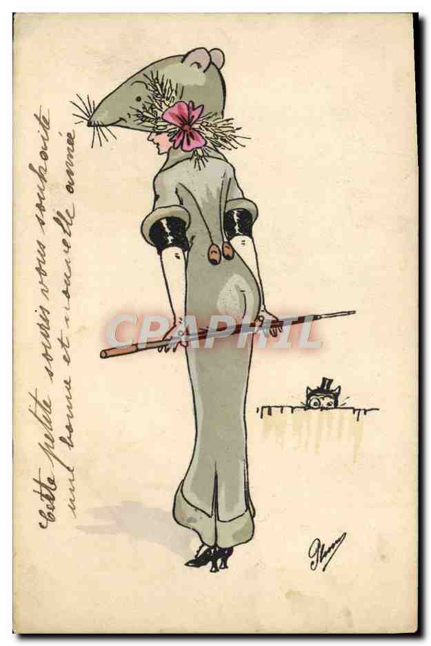 CPA Fantaisie Illustrateur Femme