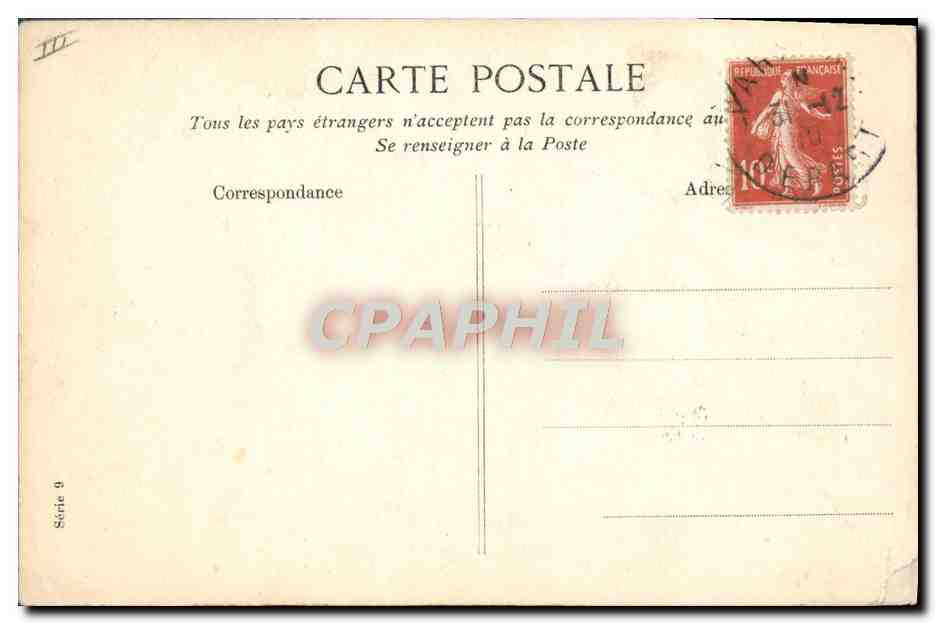 CPA Fantaisie Illustrateur Femme — Rückseite