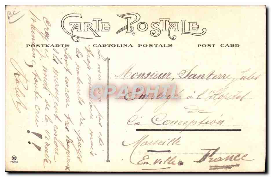 CPA Fantaisie Illustrateur Femme Coiffe Coiffure — Rückseite