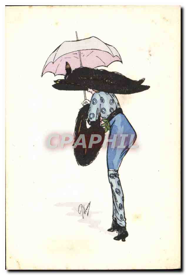 CPA Fantaisie Illustrateur Femme