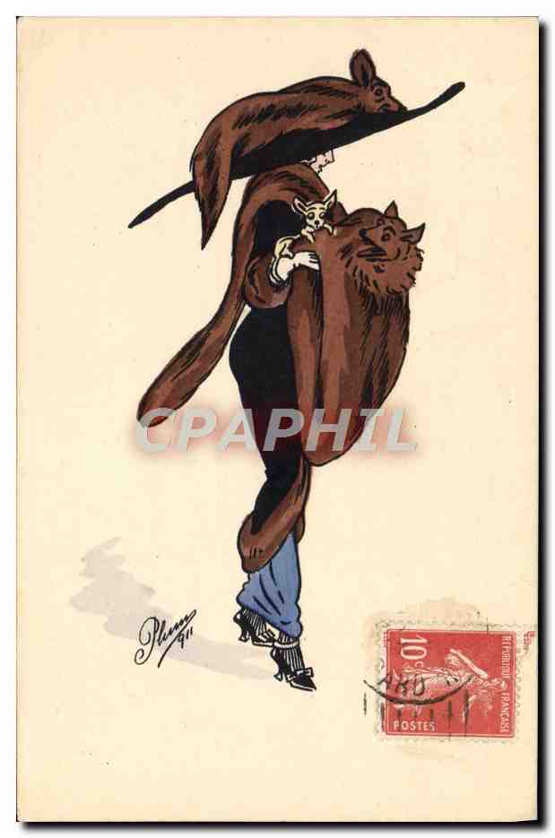 CPA Fantaisie Illustrateur Femme