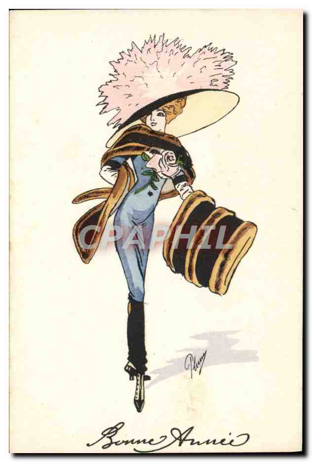CPA Fantaisie Illustrateur Femme