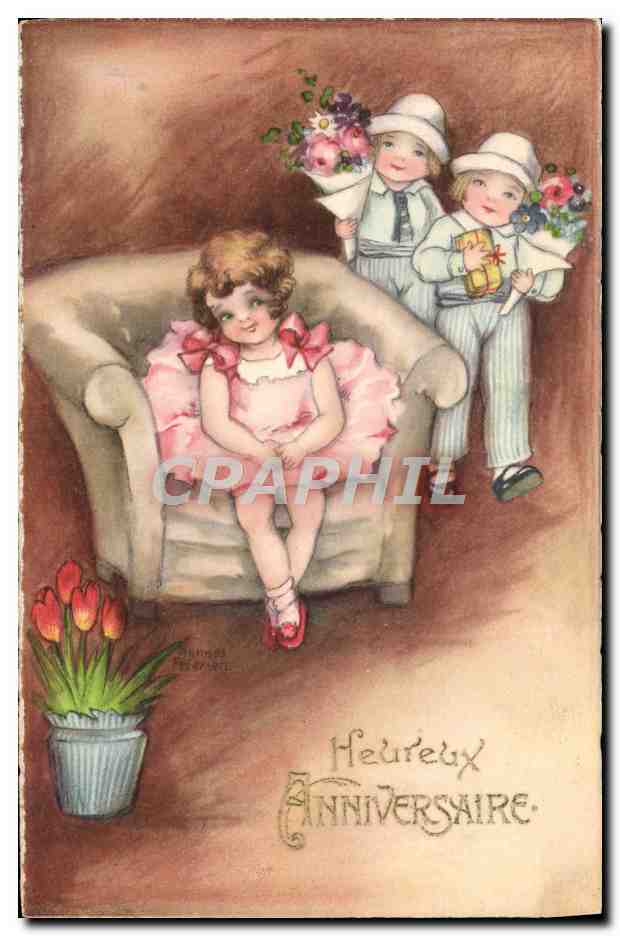 CPA Fantaisie Illustrateur Enfants