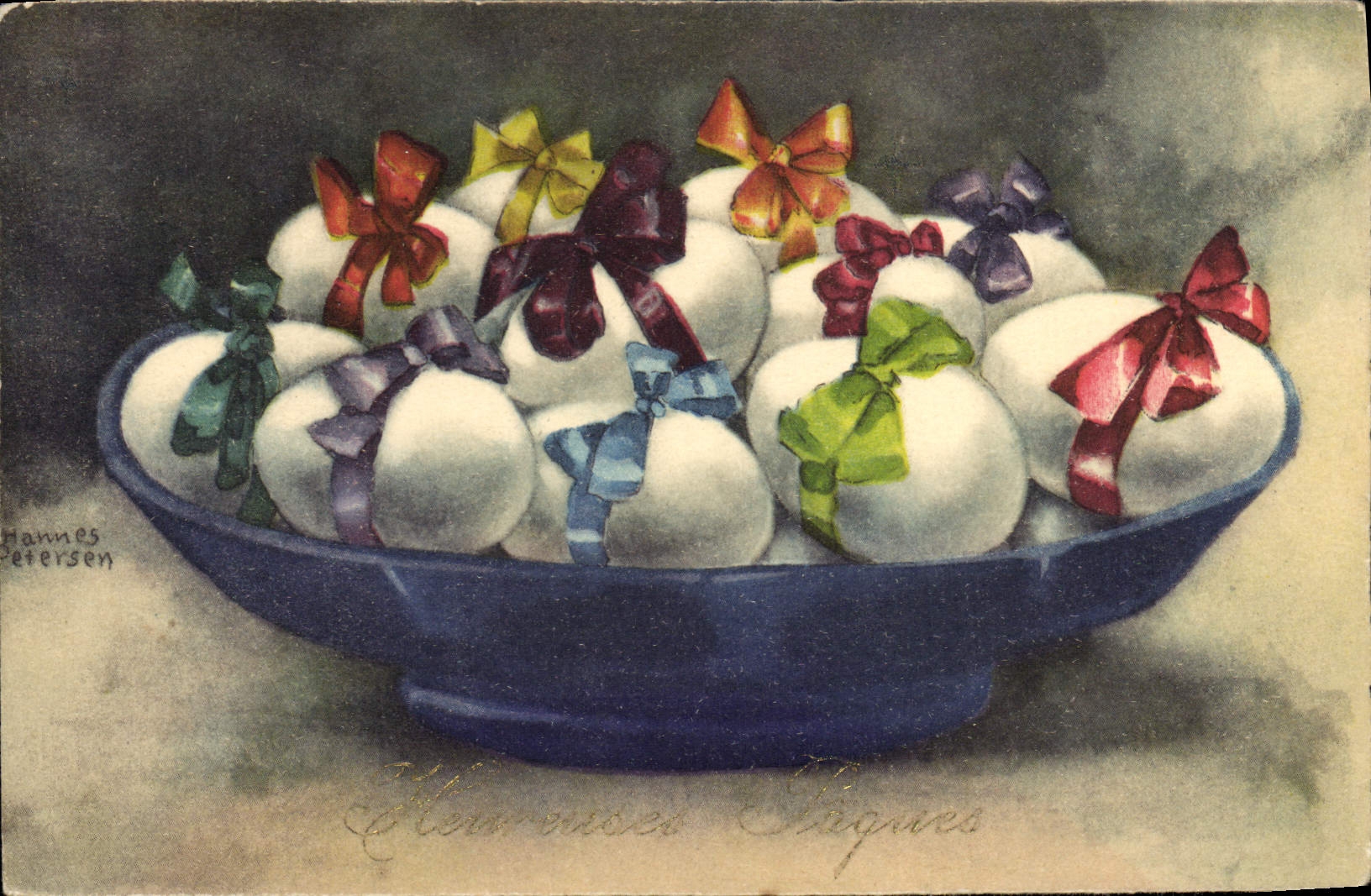 CPA Fantaisie Illustrateur Oeufs