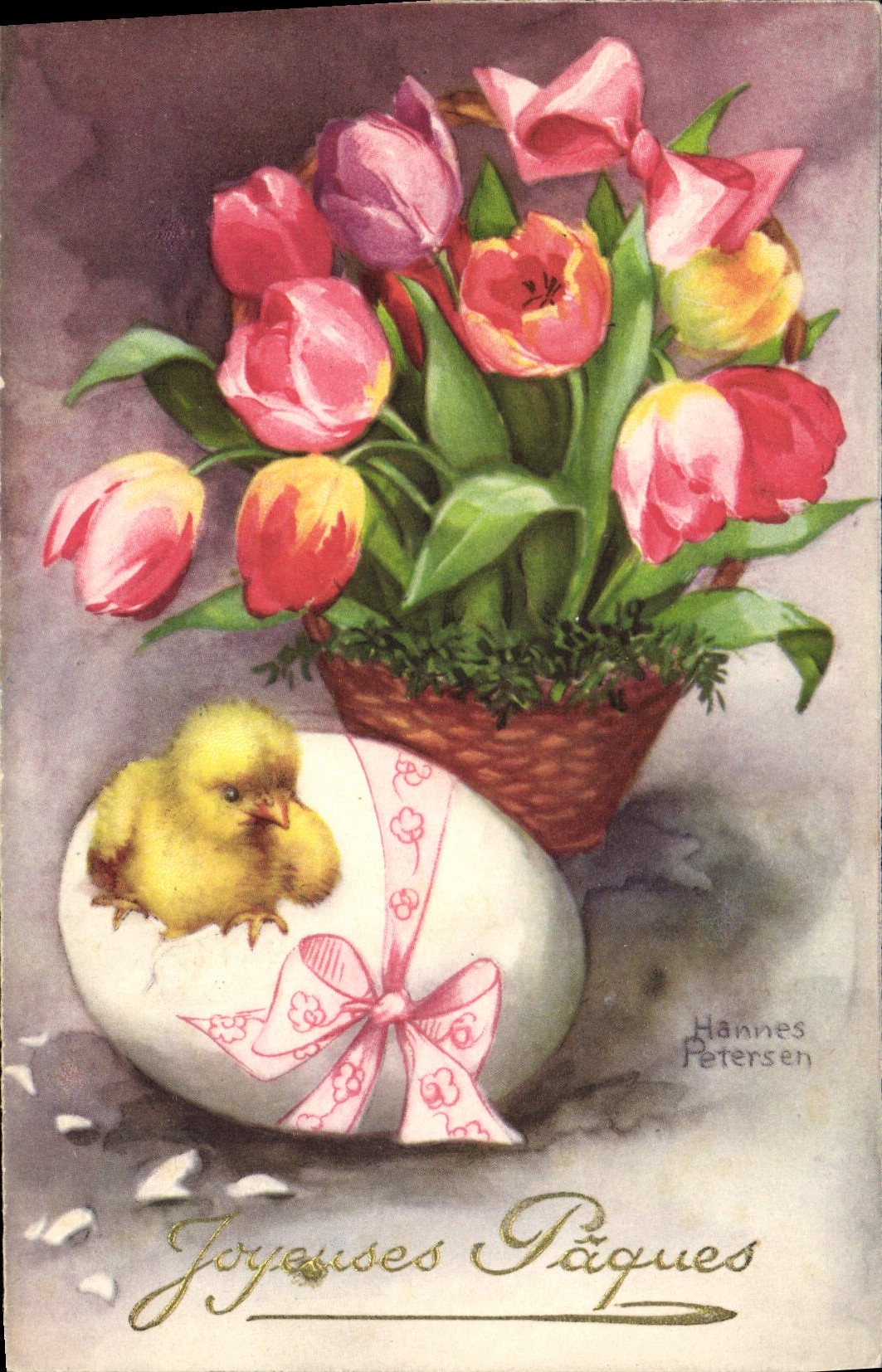 CPA Fantaisie Illustrateur Oeuf Poussin