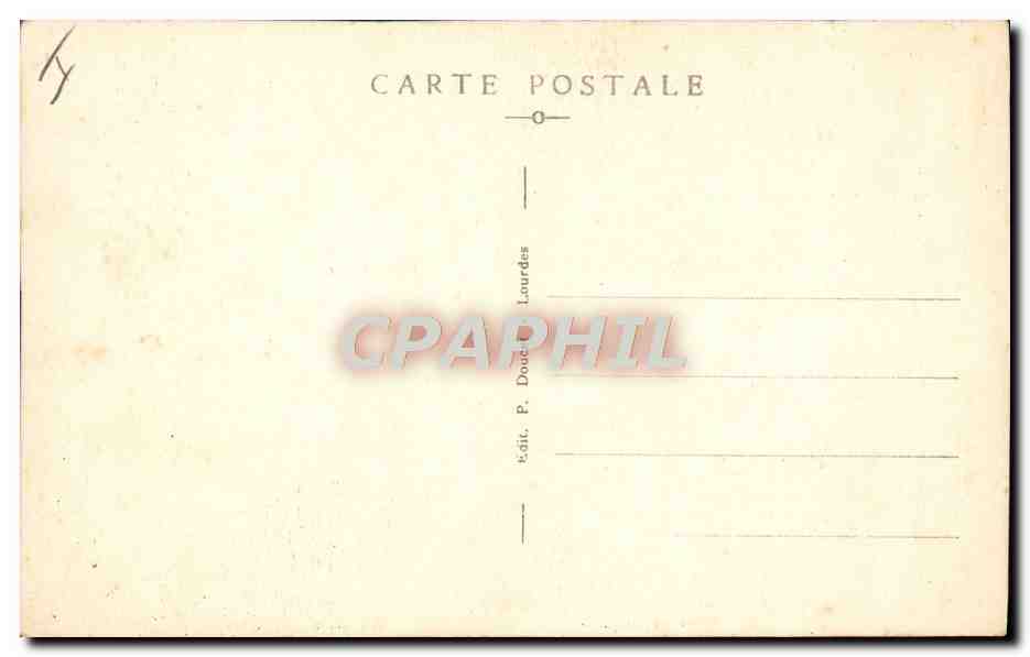 CPA Folklore Pyrenees La lettre du petit fils  — Rückseite