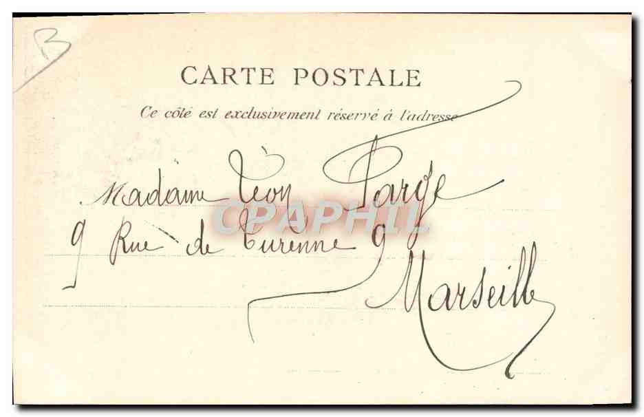 CPM Cinema Monsieur R Bertin dans son imitation d'Adrienne Larive — Verso