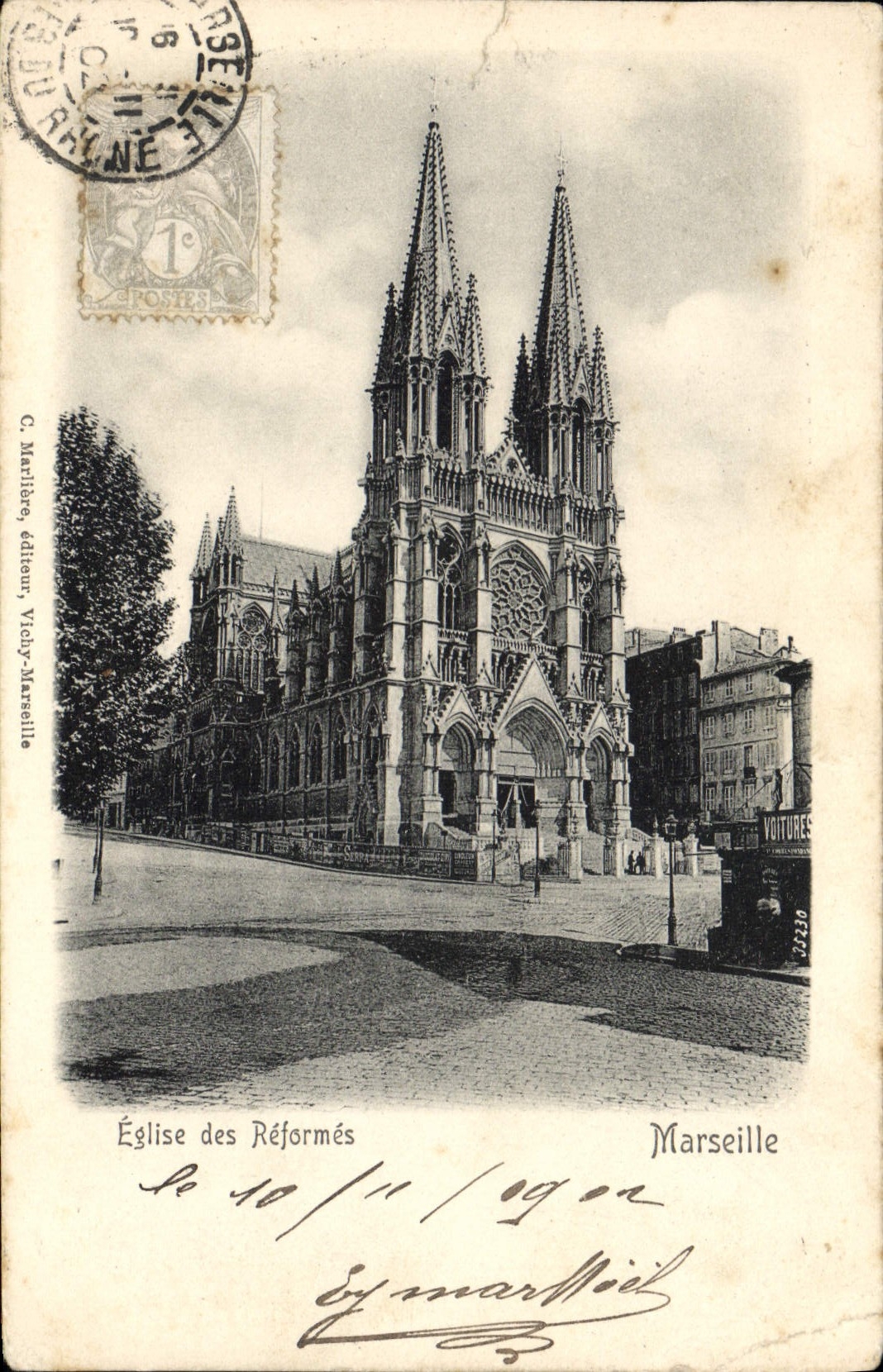 CPA Marseille Eglise des Reformes 