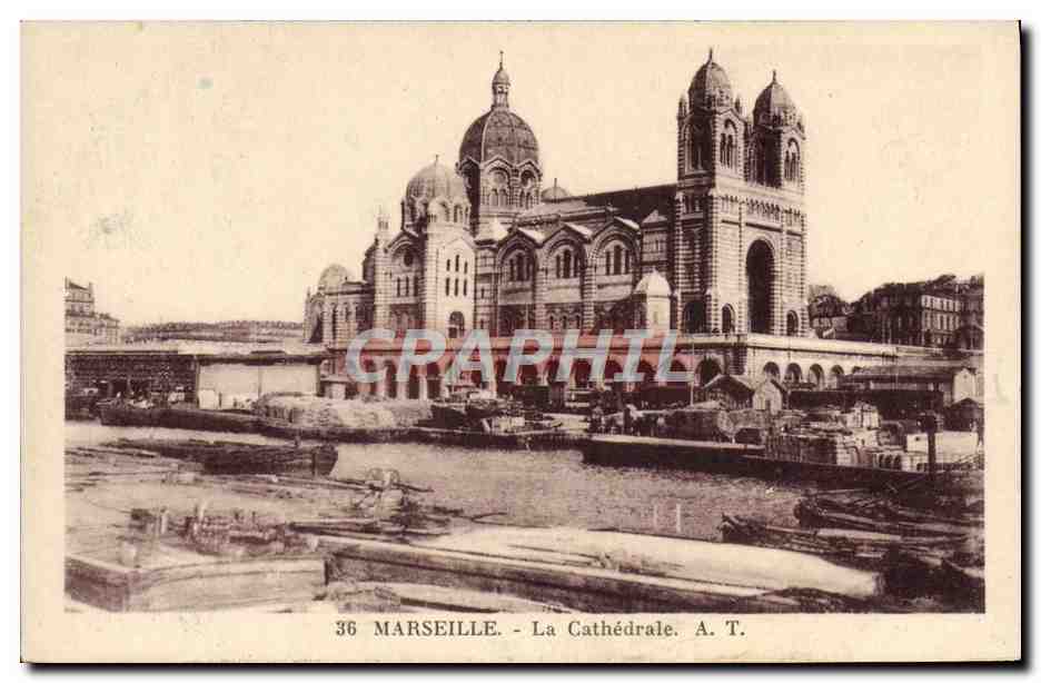 CPA Marseille La cathedrale