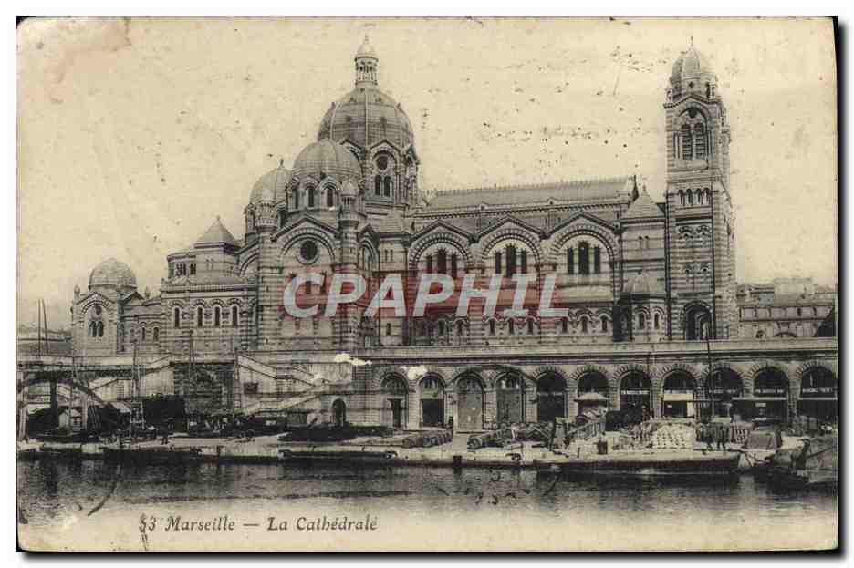 CPA Marseille La Cathedrale