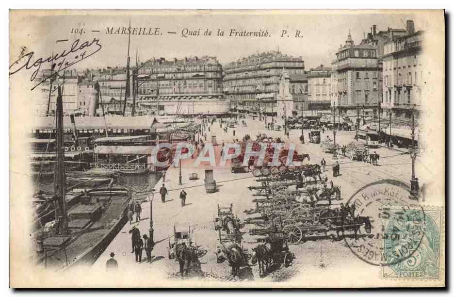 CPA Marseille Quai de la Fraternite