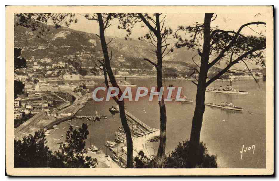Villefranche (Alpes-Maritimes) — L'Escadre en Rade — Éditions d'Art VVON