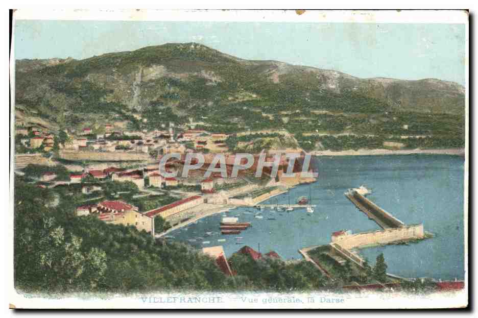 Villefranche — Vue générale, la Darse — Éditeur non identifié