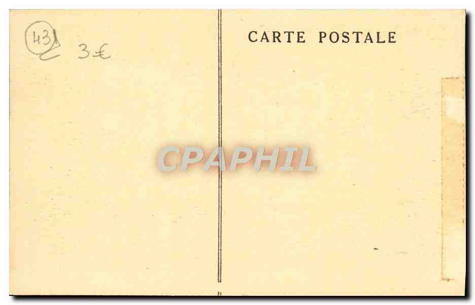 CPA La Chaise Dieu Maitre autel  — Rückseite