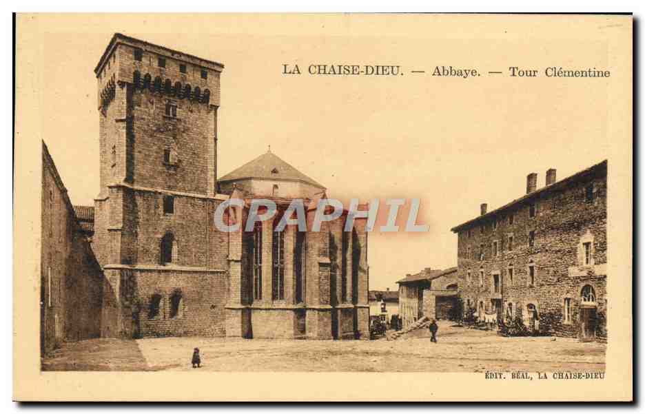 CPA La Chaise Dieu Abbaye Tour Clementine