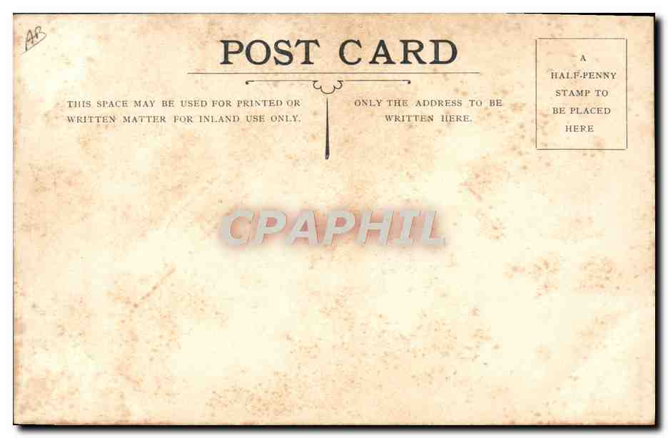 Le Very Revd. Samuel Falle, M.A., Dean of Jersey — photo de studio — Oulless Photo, Jersey — Verso