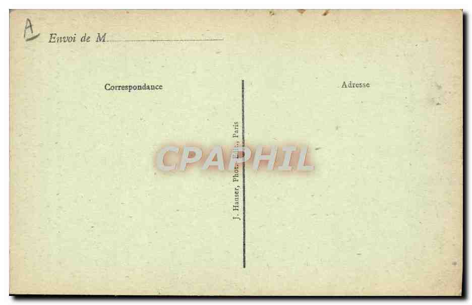 S.E. le Cardinal DUBOIS, Archevêque de Paris — J.H. Déposé — Cliché Manuel — Verso