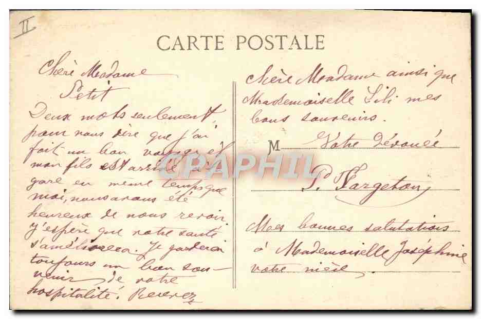 CPA Lyon Faculte de Medecine — Rückseite