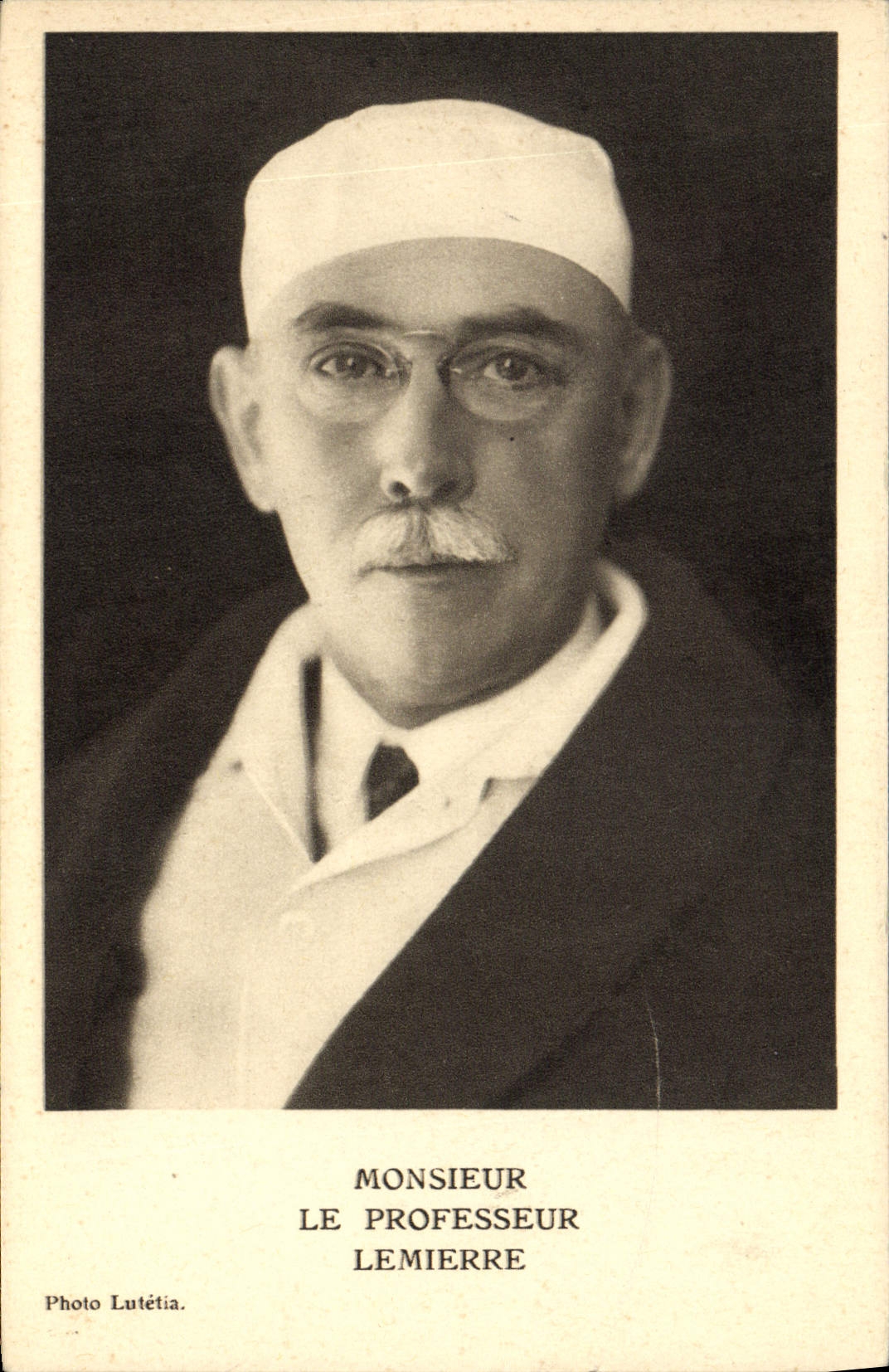 Monsieur le Professeur Lemierre — Photo Lutétia