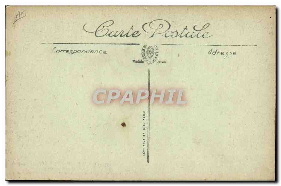 Hôpital de l'Écosse — Grands Blessés — Clinique de M. Bonnet, 7, rue de la Chaise, Paris — Verso