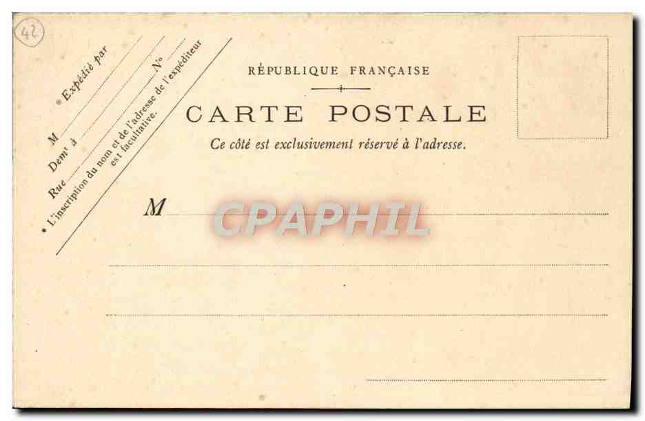 Saint-Galmier - Source Badoit — éditeur J. de Namphy & Cie, n°42 — Verso