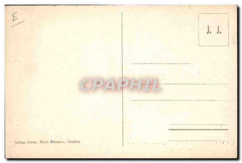 Vichy-les-BAINS — Etablissement Thermal — Le Massage — Achterkant