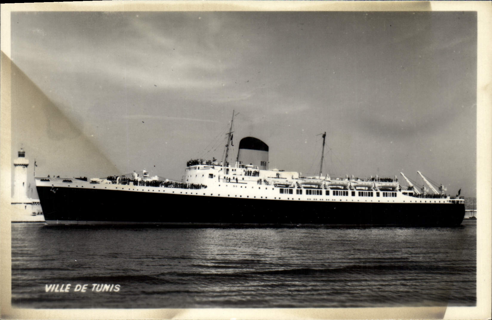 Ville de Tunis — navire de croisière — CPAPHIL n°3