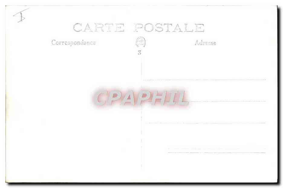 CPA Bateau Paquebot Ville de Tunis — Rückseite