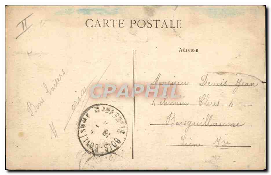 CPA Bateau Paquebot Dieppe Steamer Versailles — Reverso