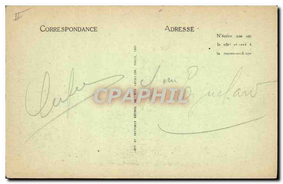 Dieppe — Le "Versailles" sortant du Port — LL, n° 315 — Verso