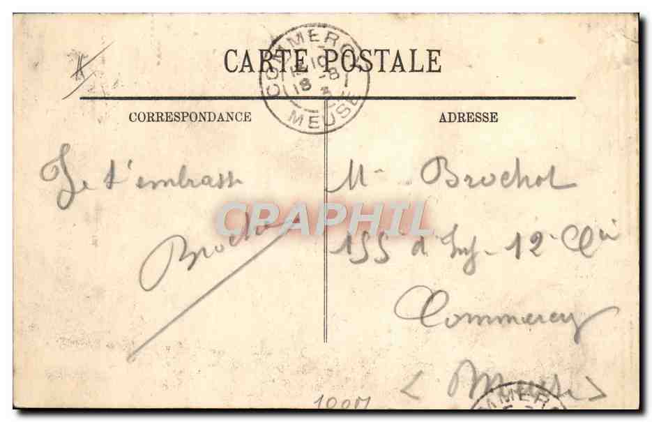 Calais — Le "Victoria" — LL. — Éditeur LL, n° 129 — Achterkant
