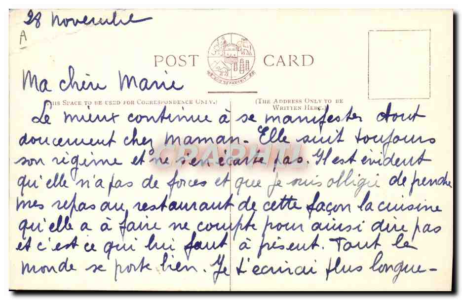 CPA Bateau Paquebot P&O SS Viceroy of India  — Verso