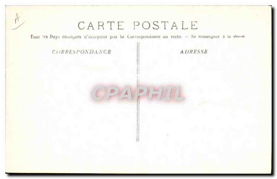 CPA Bateau Paquebot La Ville de la Ciotat par grosse mer  — Verso