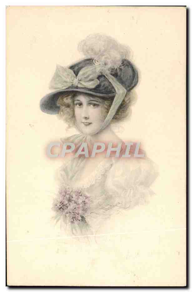 CPA Fantaisie Illustrateur Femme
