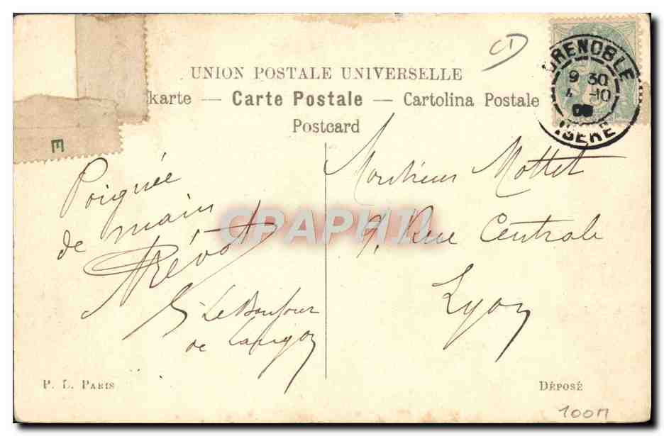 CPA Fantaisie Illustrateur Femme Diable — Rückseite