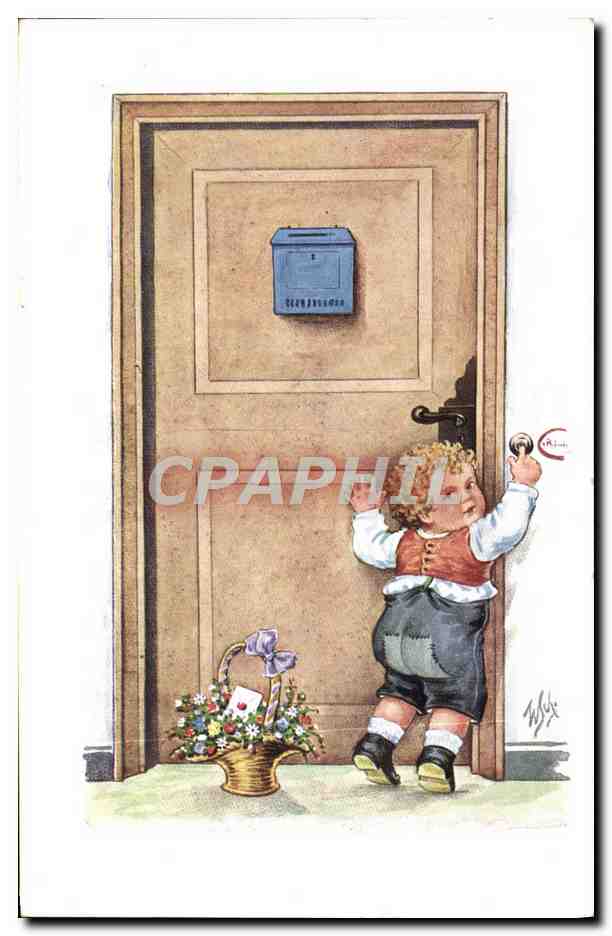 CPA Fantaisie Illustrateur Enfant