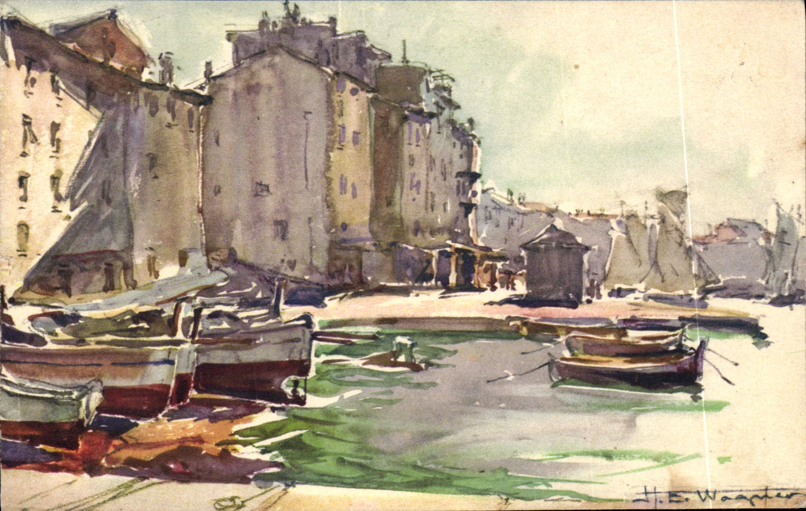 CPA Fantaisie Illustrateur St Tropez