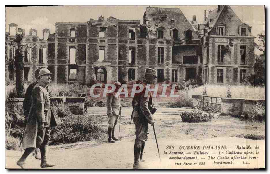 Tillioly — Le Château après le bombardement — Vues Paris n° 822