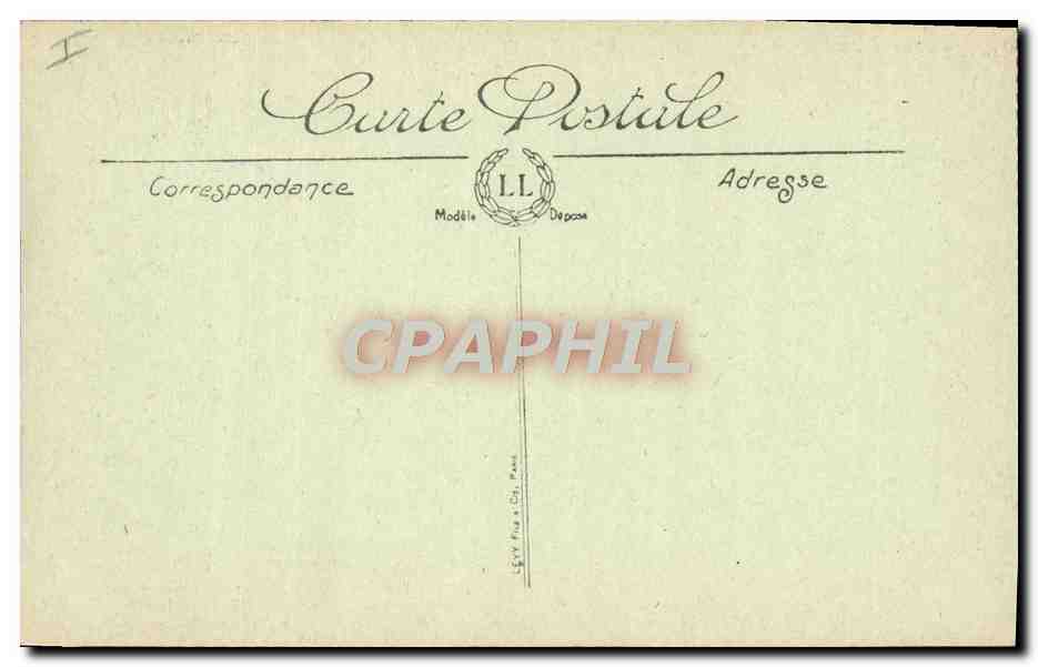 Tillioly — Le Château après le bombardement — Vues Paris n° 822 — Reverso