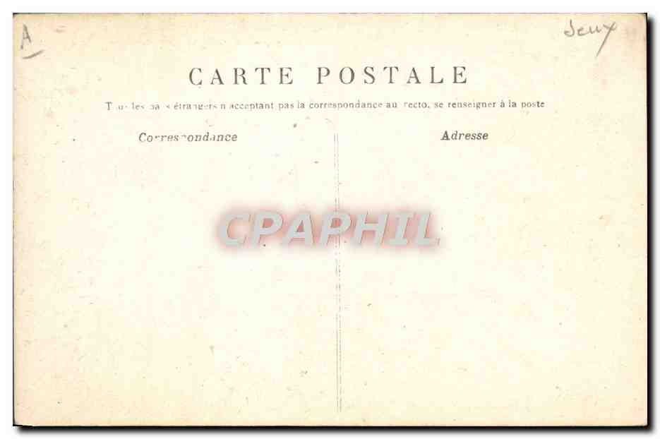 CPA Militaria Nous progressons 1914 Echecs Chess  — Rückseite