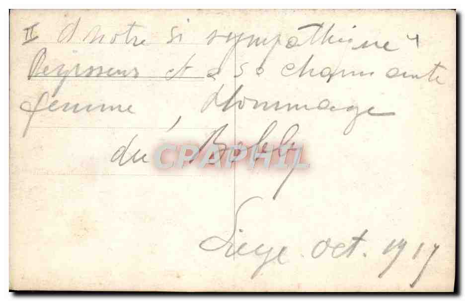 CPA Militaria Bob Doriany — Rückseite