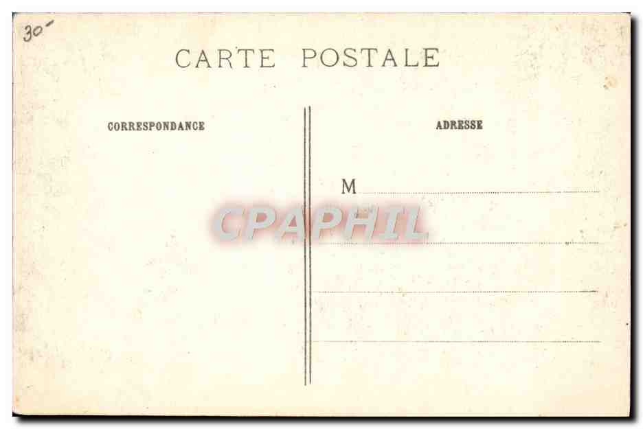 Estafettes de cavalerie dans la forêt de Compiègne — La Grande Guerre 1914-15 — IMP. BAUDINIÈRE, NANTERRE — Verso