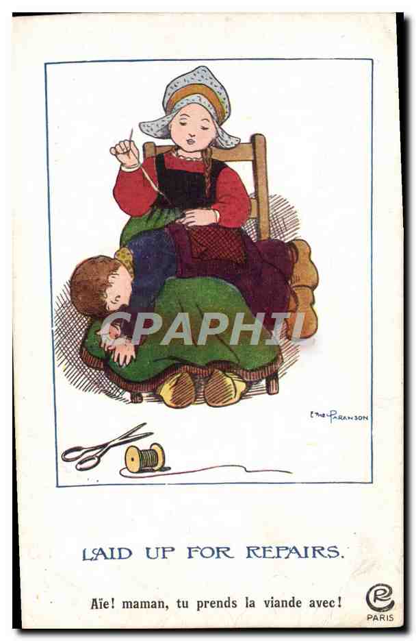 CPA Fantaisie Illustrateur Enfants Parkinson 