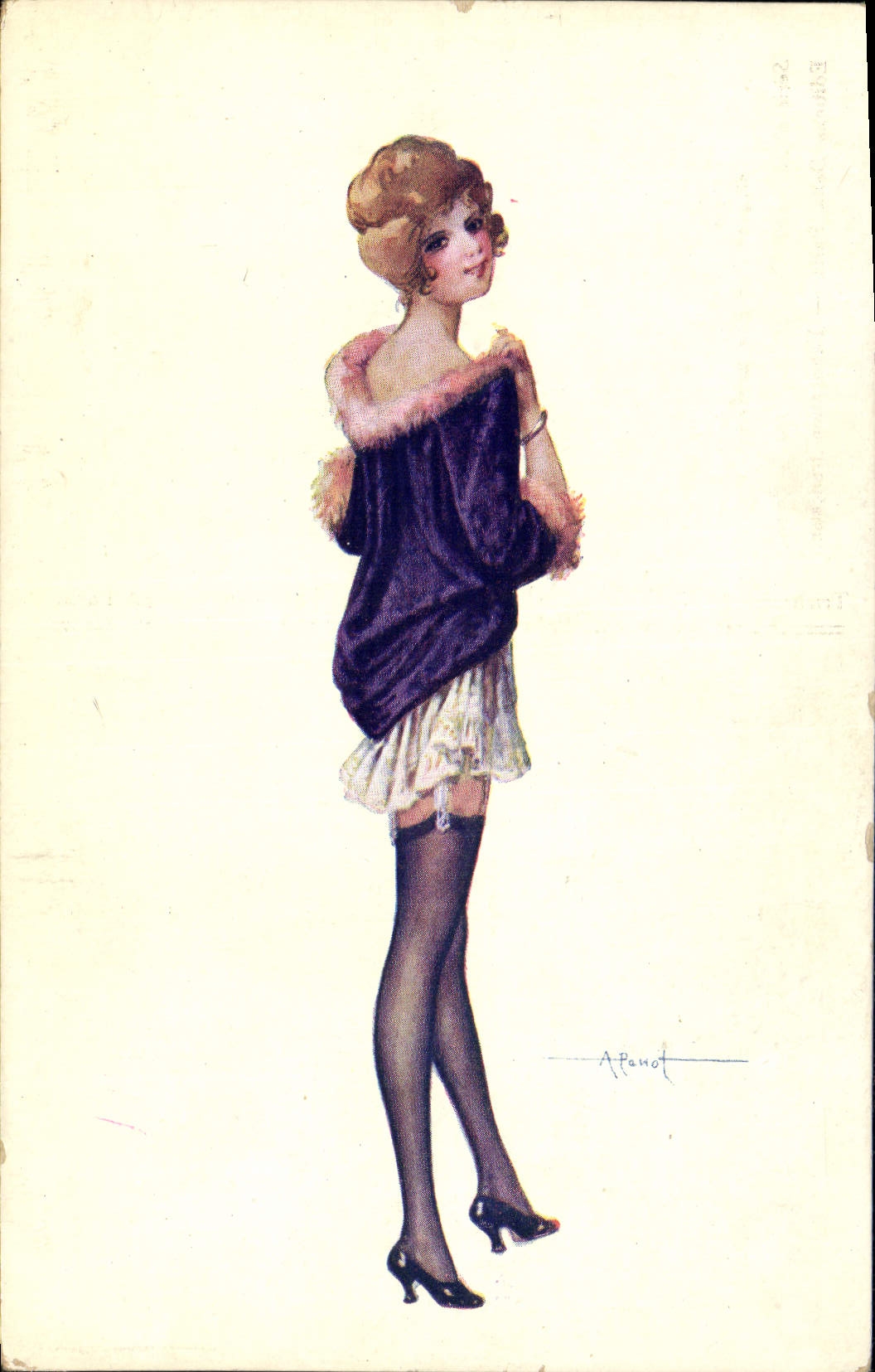CPA Fantaisie Illustrateur Penot Femme