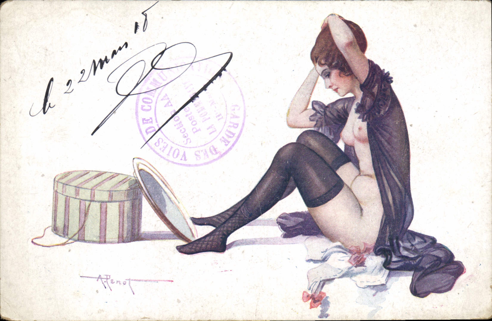 CPA Fantaisie Illustrateur Penot Femme Erotique 