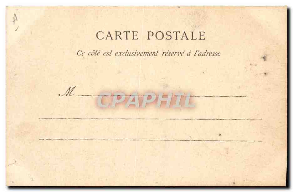 CPA Folklore Pyrenees Costumes du pays Boeufs  — Verso