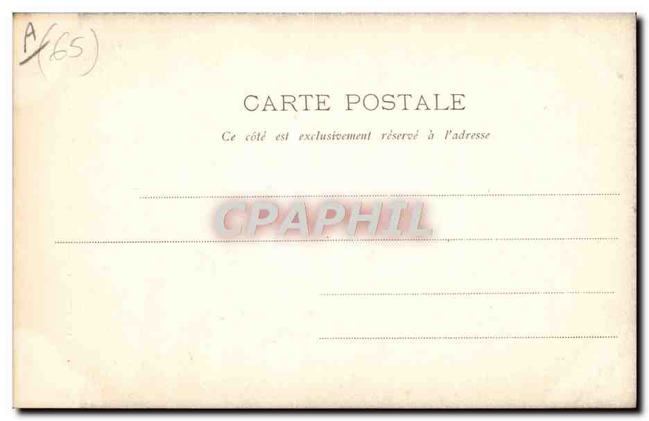 CPA Folklore Pyrenees Costumes du pays Berger des Eaux-Bonnes Dessin de Gorse  — Verso