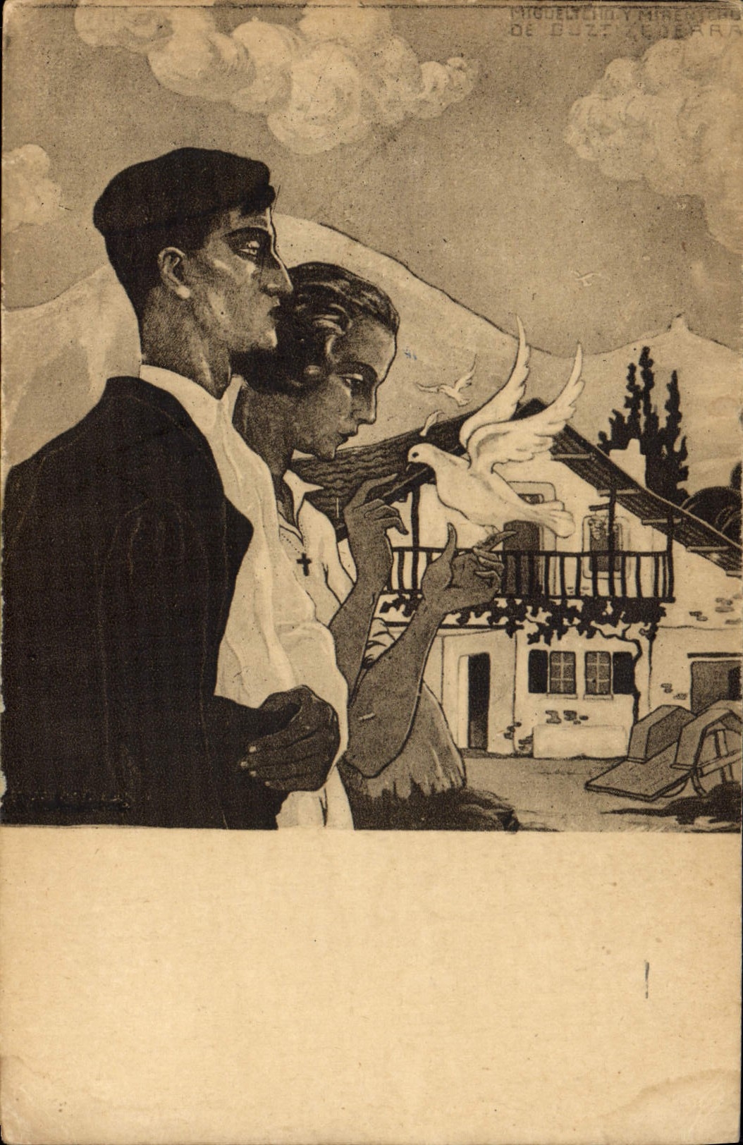 CPA Folklore Pays basque Jacques le Tanneur 