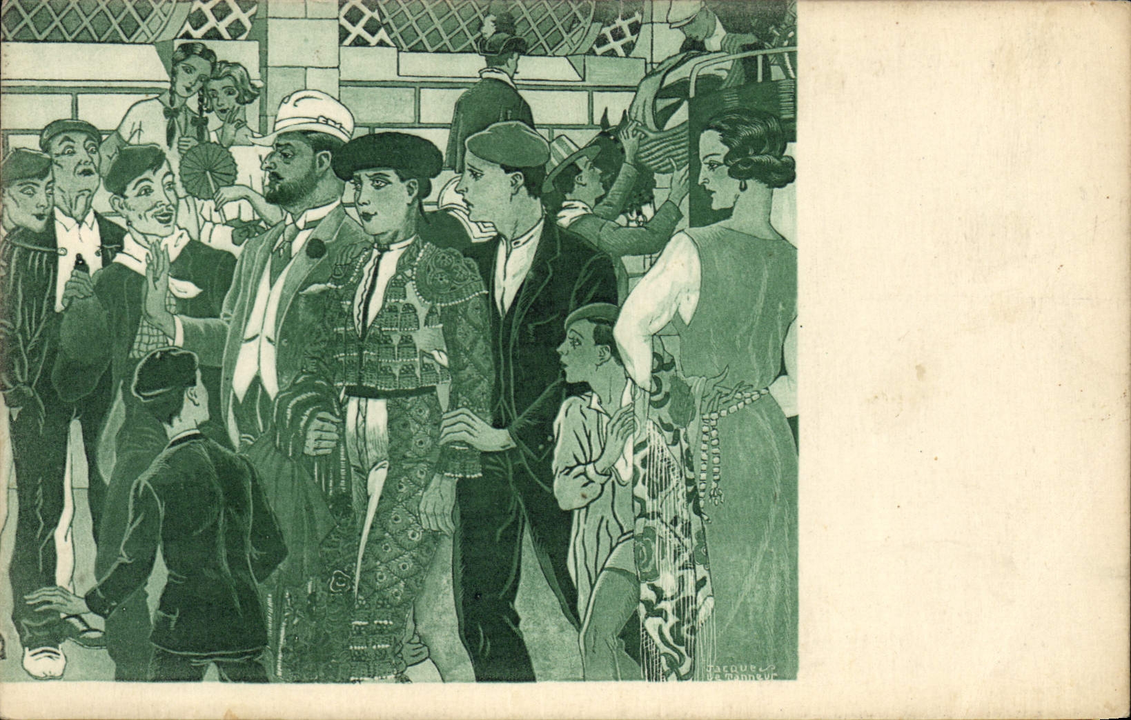 CPA Folklore Pays basque espagnol Le fils glorieux de la Biscaye Jacues le Tanneur 
