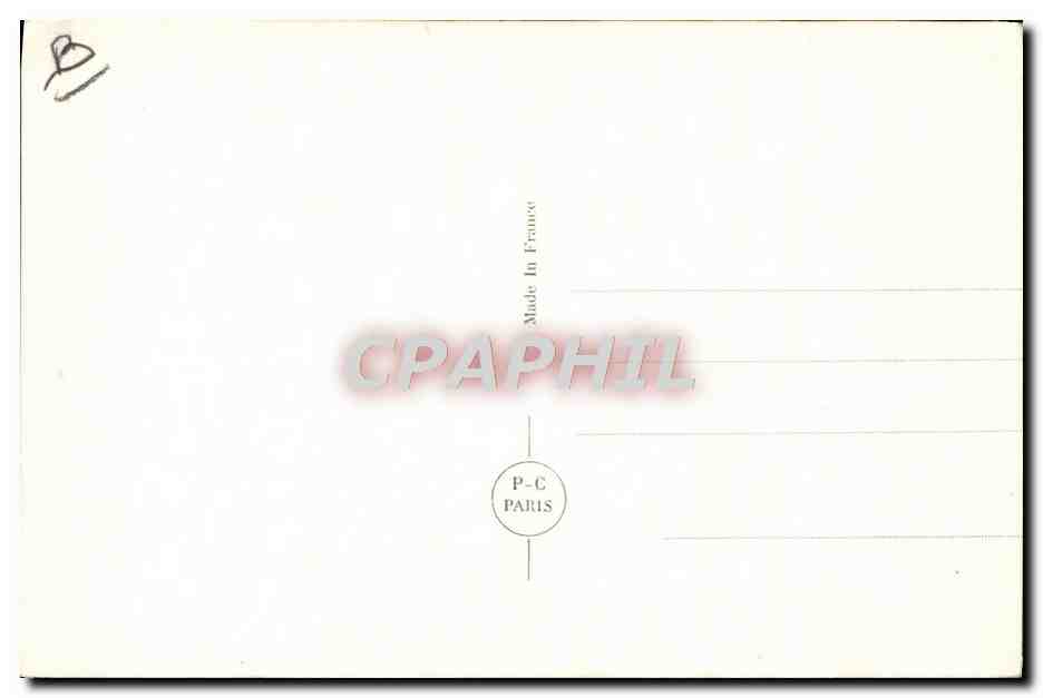 CPM Cinema Pierre Brasseur Tabac Cigarette — Rückseite